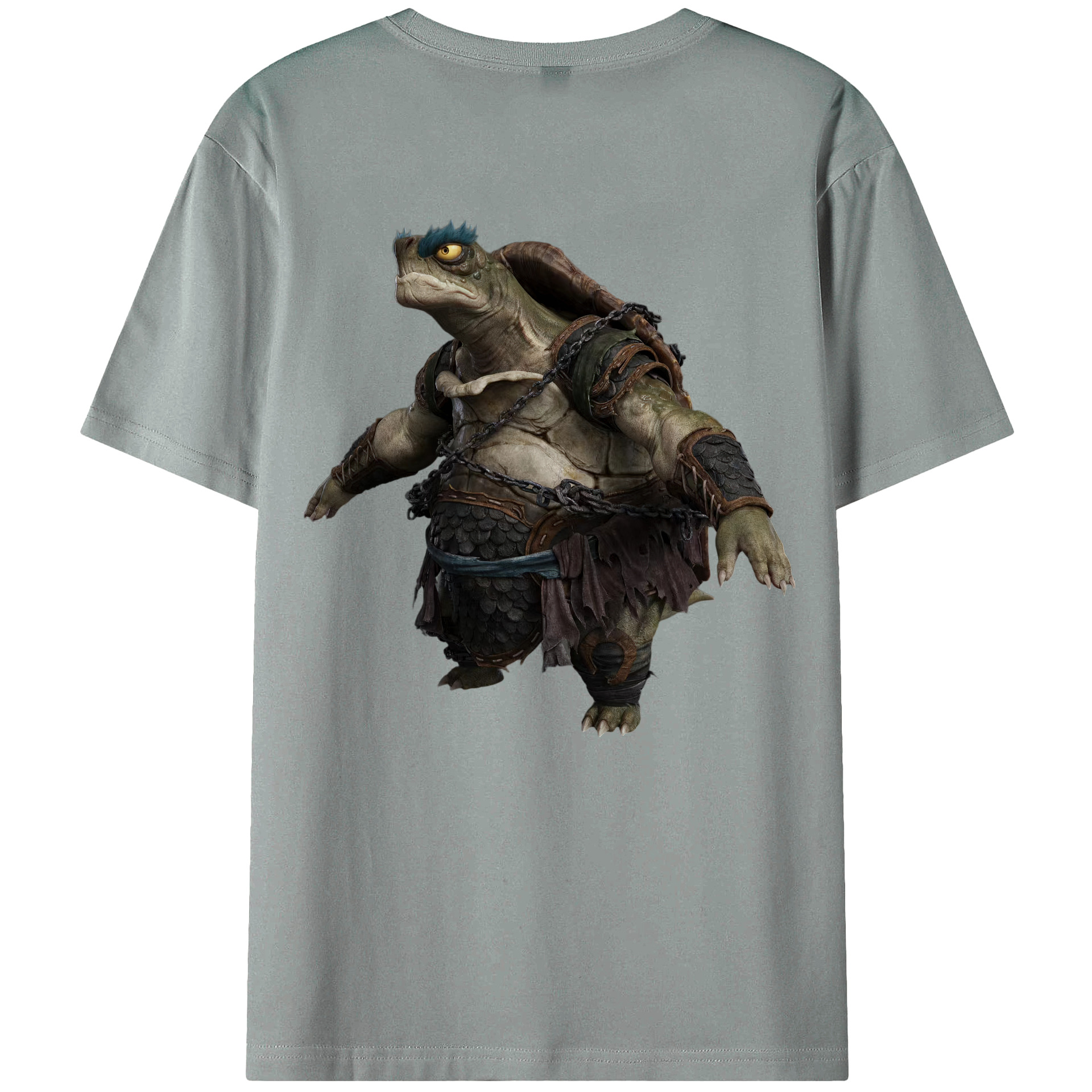 （画像用） Ne Zha 2 ナタ 魔童の大暴れ 綿100％ メンズ半袖Tシャツ（バックプリント） 通気性